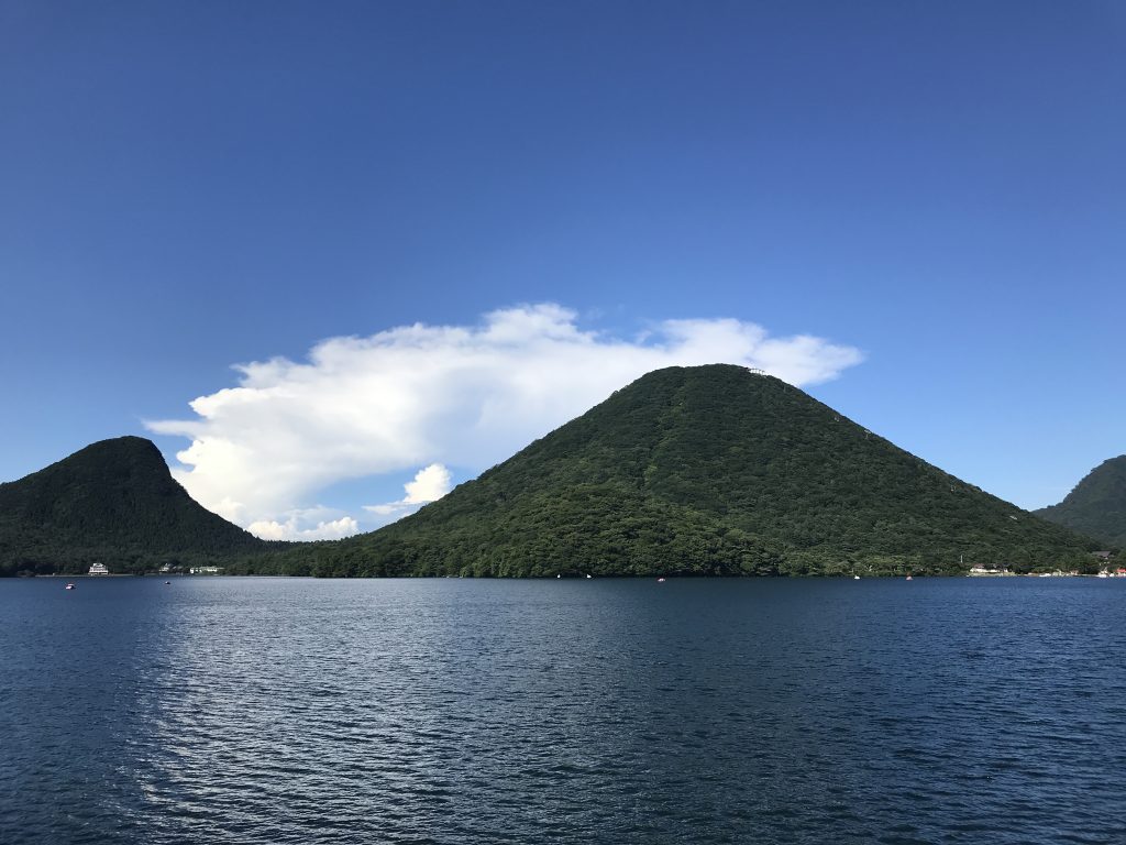 榛名湖と榛名富士