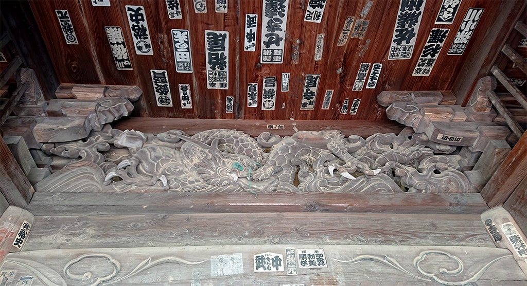林昌寺山門の彫刻