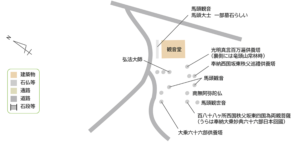 今井横堂案内図