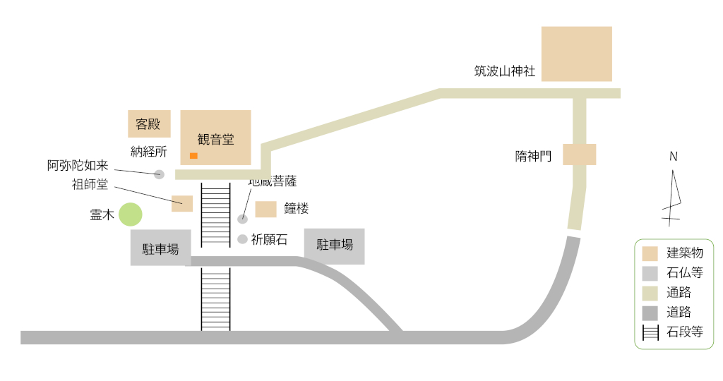 大御堂境内案内図